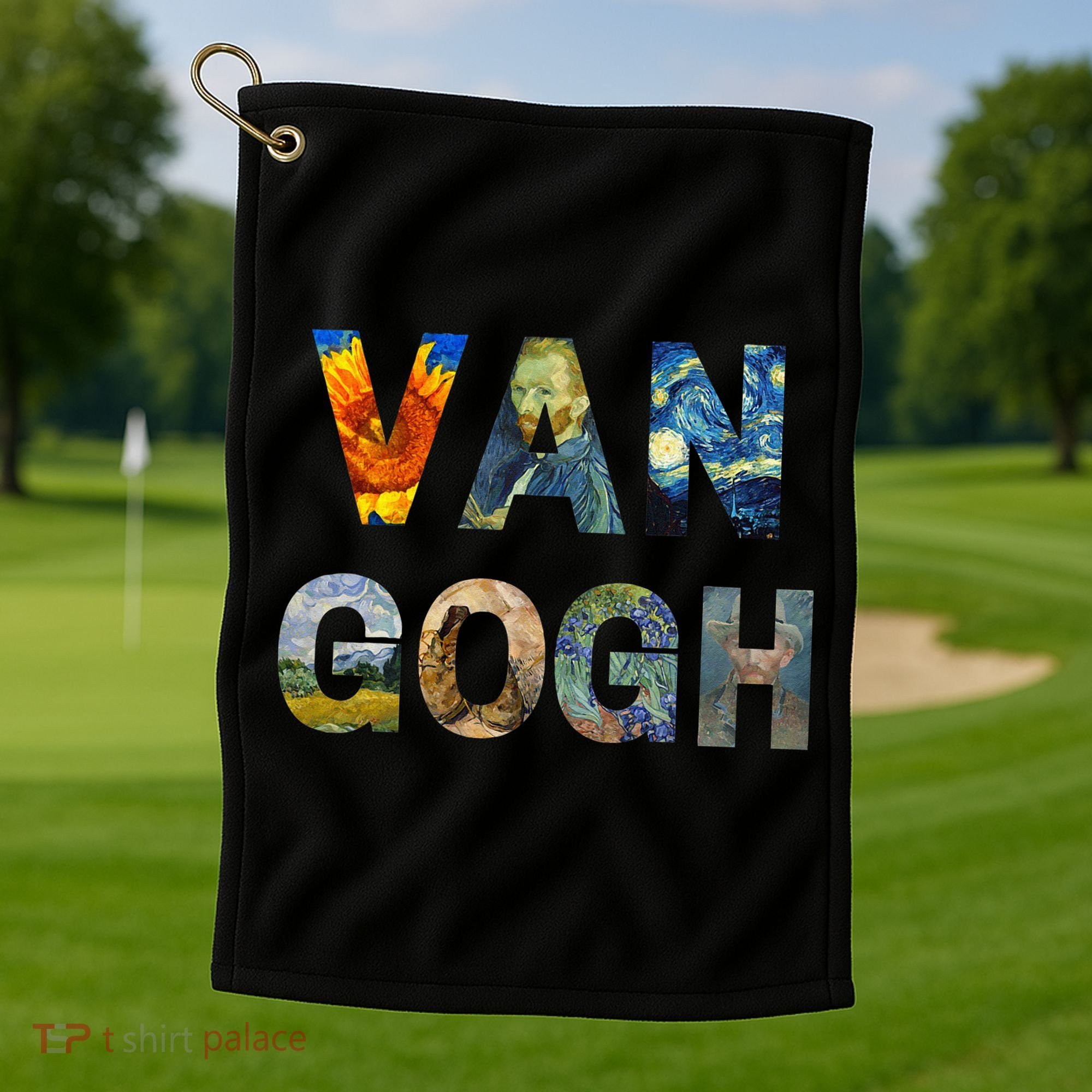 Van Gogh Tribute To Vincent Van Gogh Golf Towel