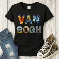 Van Gogh Tribute To Vincent Van Gogh Women's T-Shirt thumb 3