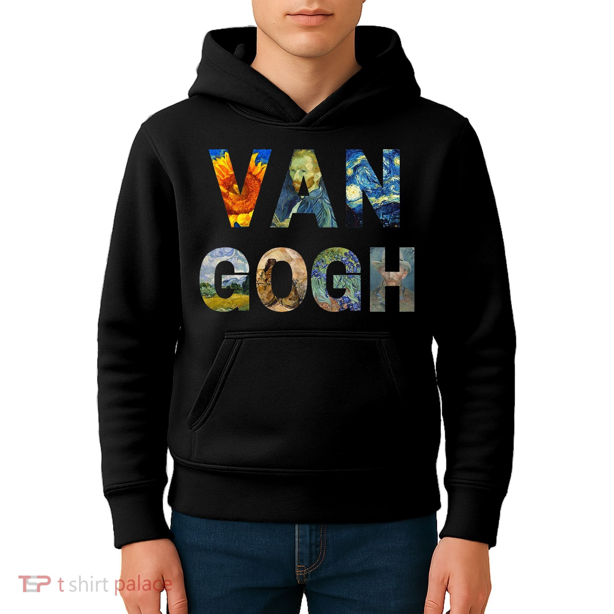 Van Gogh Tribute To Vincent Van Gogh Kids Hoodie