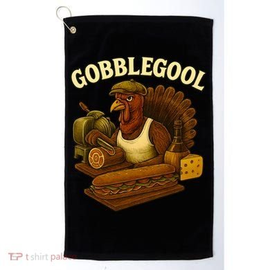 Vintage Gobblegool Turkey Thanksgiving Golf Towel