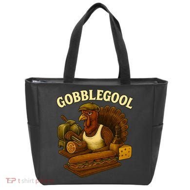 Vintage Gobblegool Turkey Thanksgiving Tote Bag