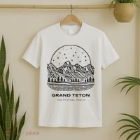 Vintage Grand Teton National Park Hike T-Shirt thumb 2