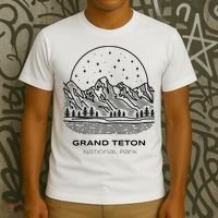 Vintage Grand Teton National Park Hike T-Shirt thumb 3