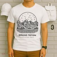 Vintage Grand Teton National Park Hike T-Shirt thumb 6