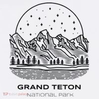 Vintage Grand Teton National Park Hike T-Shirt thumb 7