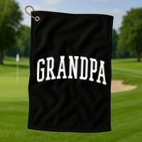 Varsity Grandpa Golf Towel thumb 1