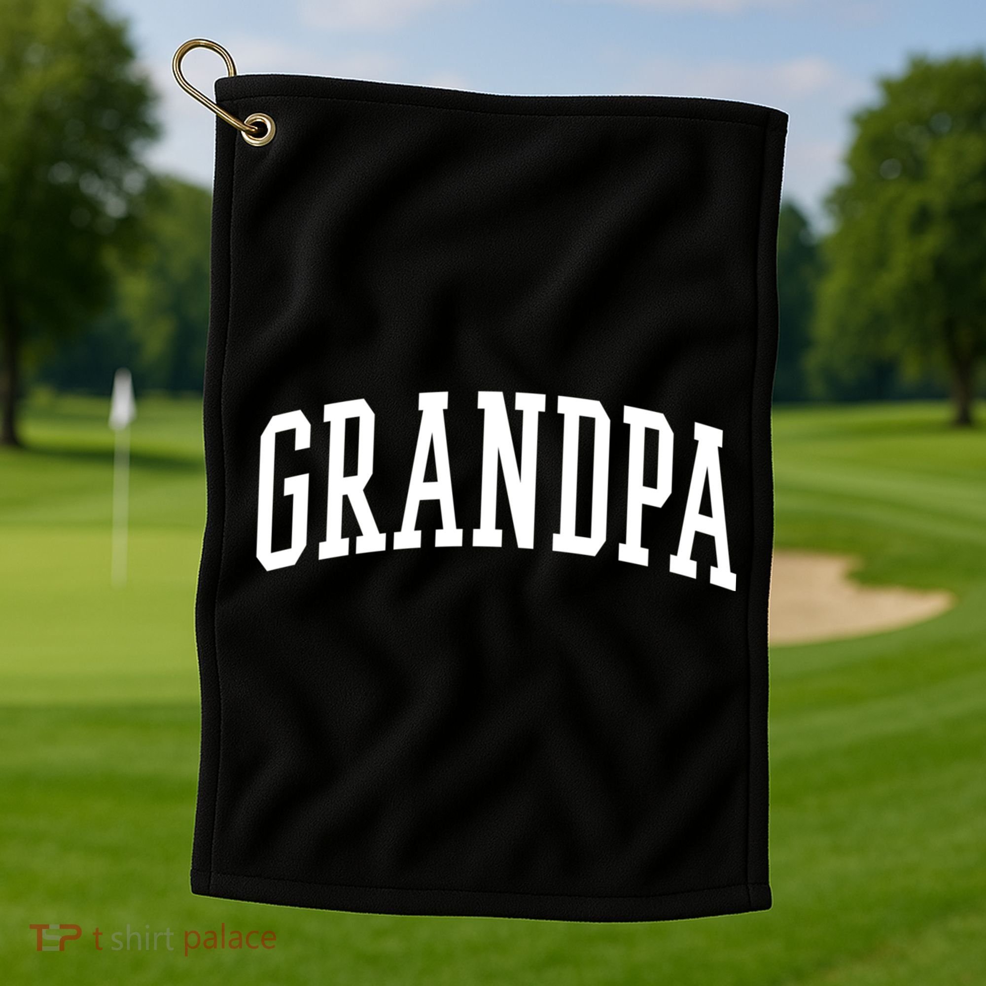 Varsity Grandpa Golf Towel