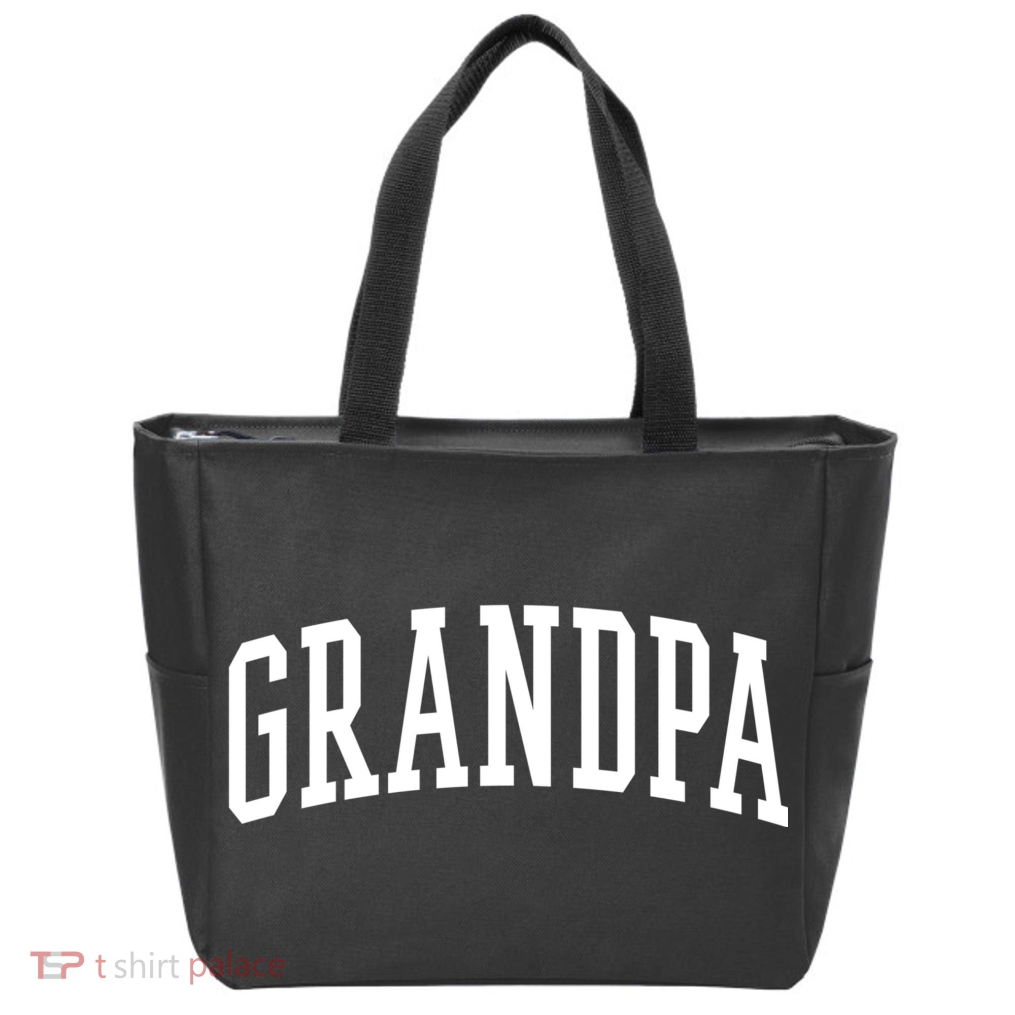 Varsity Grandpa Tote Bag