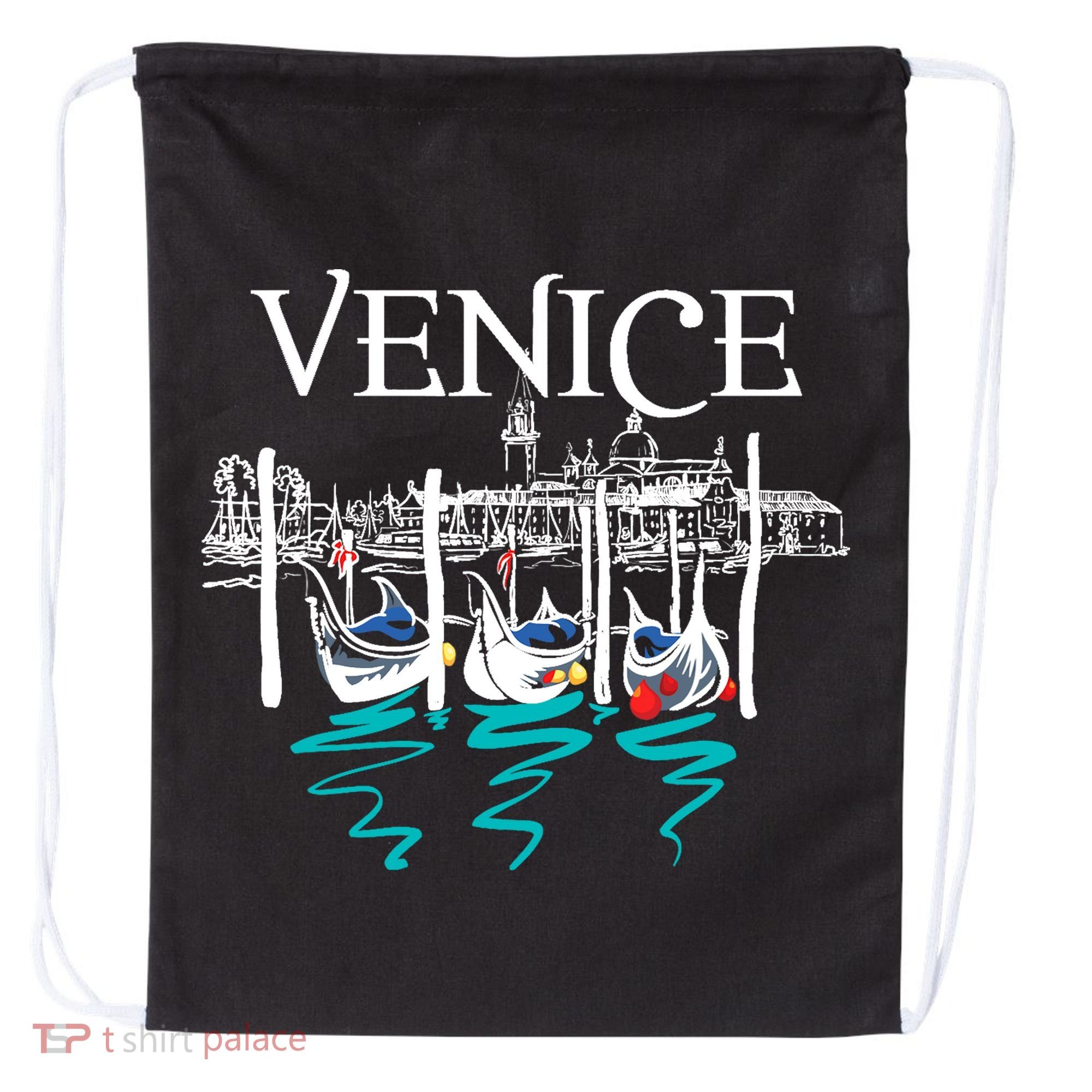 Venice Gondola | Venetian Canals | Italian City Drawstring Bag