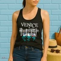 Venice Gondola | Venetian Canals | Italian City Women's Tank Top thumb 2