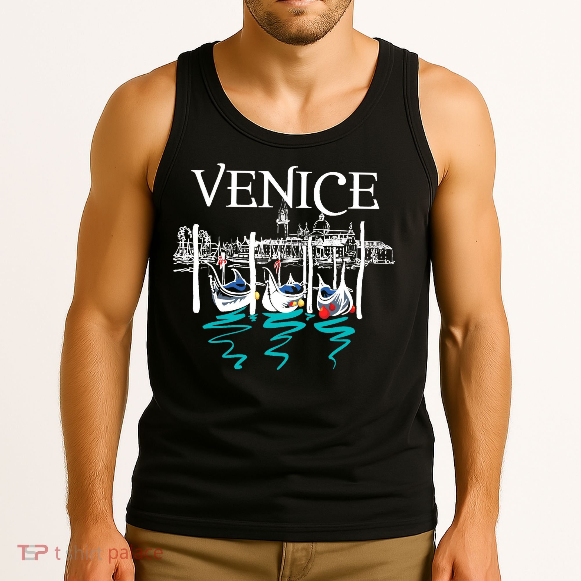 Venice Gondola | Venetian Canals | Italian City Tank Top
