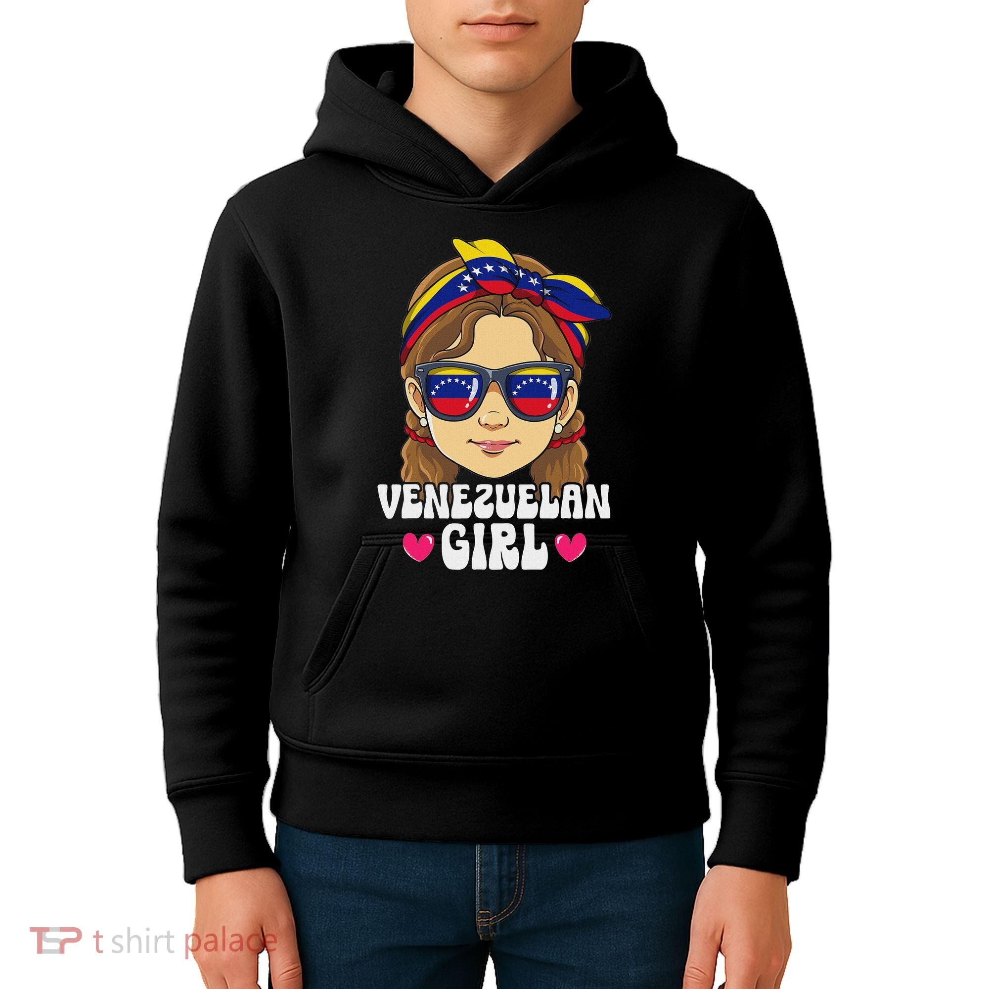 Venezuelan Girl Venezuela Kids Hoodie