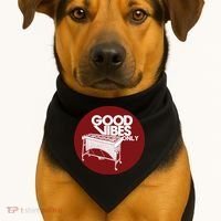 Vibraphone Good Vibes Only Vibraphonist Marimba Player USA-Made Doggie Bandana thumb 1