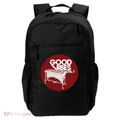 Vibraphone Good Vibes Only Vibraphonist Marimba Player Backpack