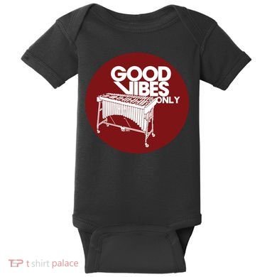 Vibraphone Good Vibes Only Vibraphonist Marimba Player Baby Bodysuit