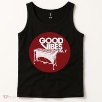 Vibraphone Good Vibes Only Vibraphonist Marimba Player Tank Top thumb 2