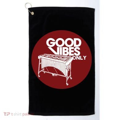 Vibraphone Good Vibes Only Vibraphonist Marimba Player Golf Towel