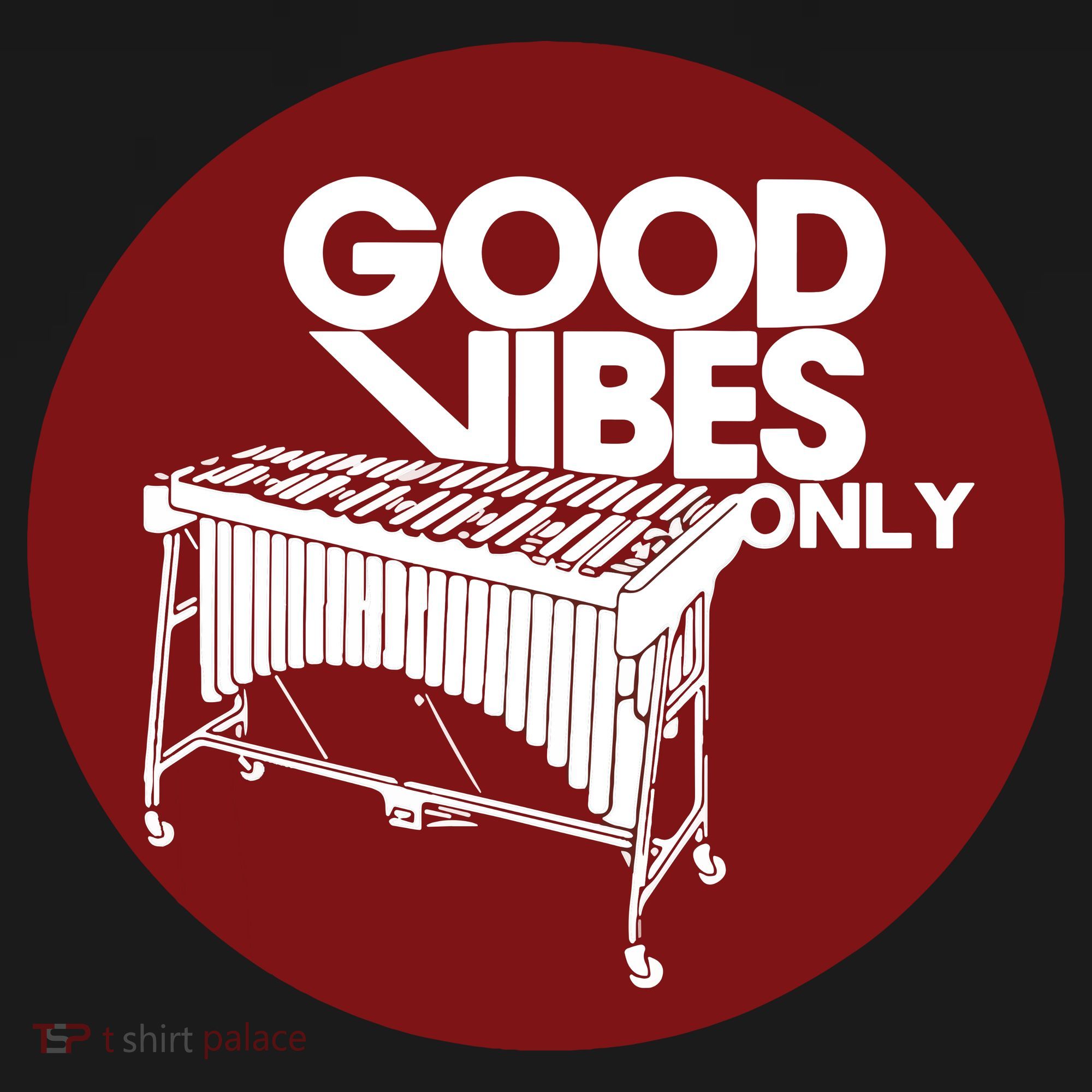 Vibraphone Good Vibes Only Vibraphonist Marimba Player Women's Long Sleeve Shirt
