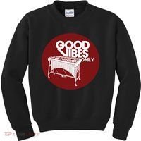 Vibraphone Good Vibes Only Vibraphonist Marimba Player Kids Sweatshirt thumb 0
