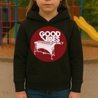 Vibraphone Good Vibes Only Vibraphonist Marimba Player Kids Hoodie thumb 3