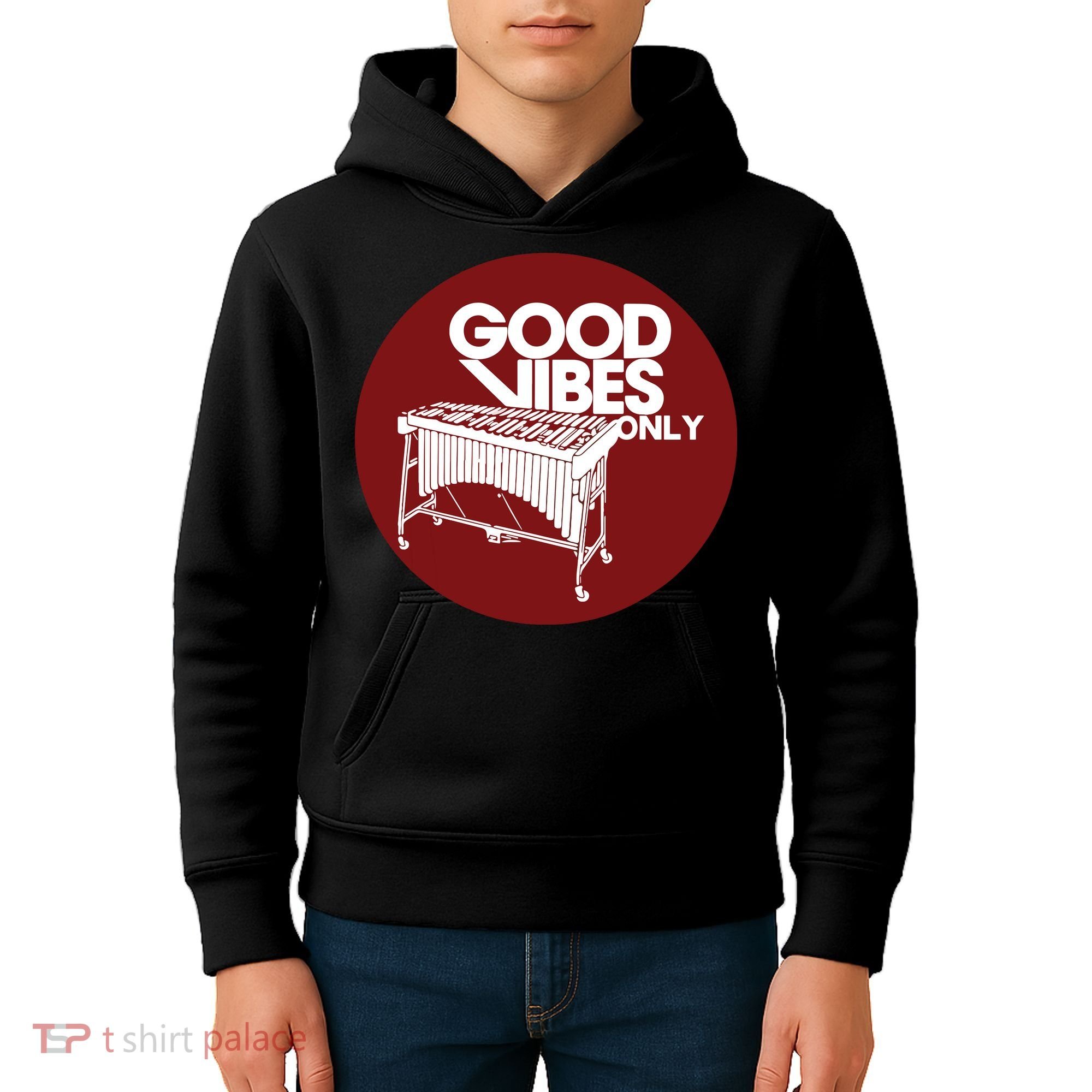 Vibraphone Good Vibes Only Vibraphonist Marimba Player Kids Hoodie