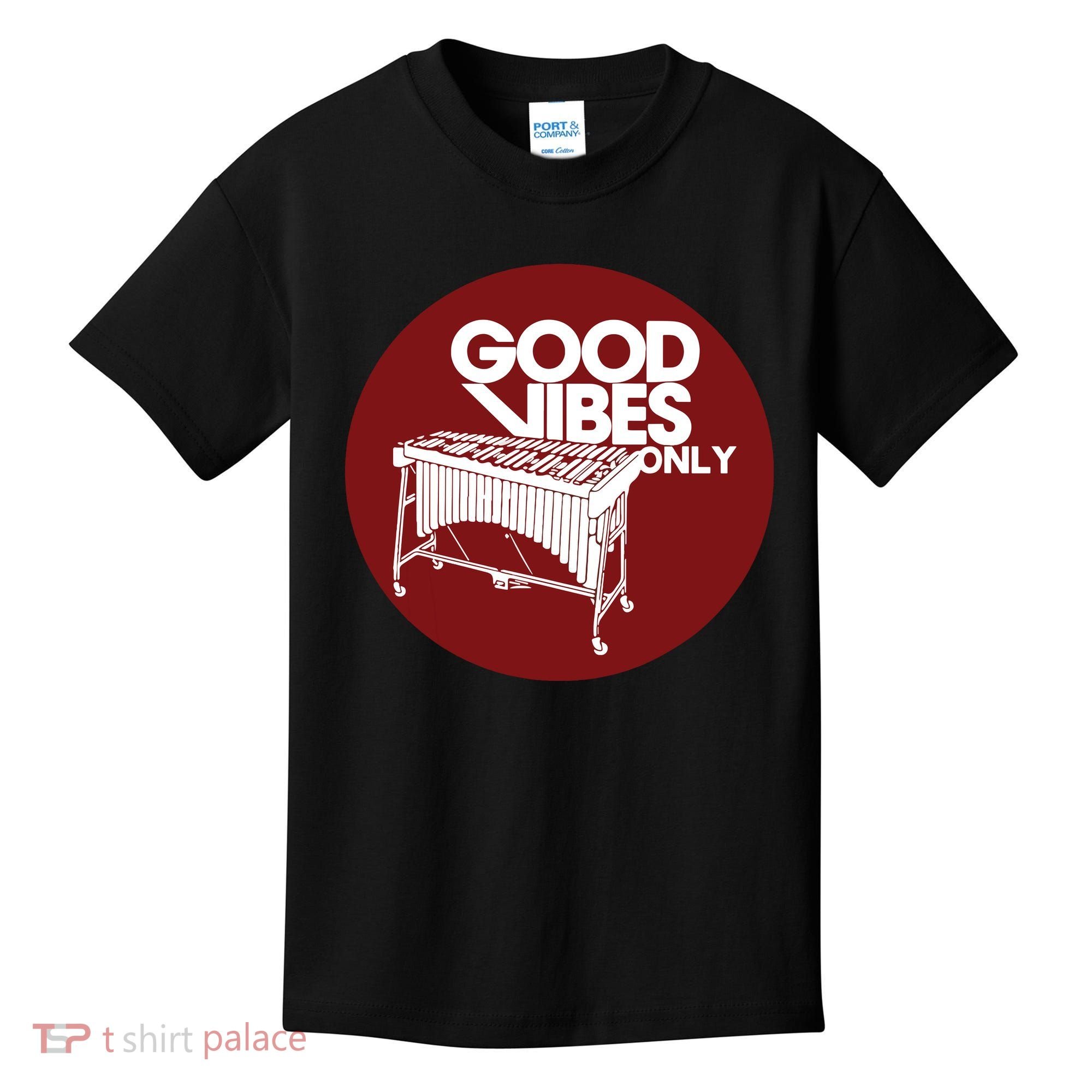 Vibraphone Good Vibes Only Vibraphonist Marimba Player Kids T-Shirt