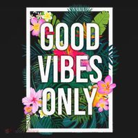 Vintage Good Vibes Only Flower Positive Motivation T-Shirt thumb 7