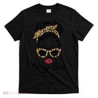 Virgo Girl Woman Face Leopard Bandana Wink Eye T-Shirt thumb 0