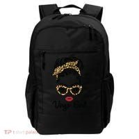Virgo Girl Woman Face Leopard Bandana Wink Eye Backpack thumb 0