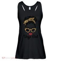 Virgo Girl Woman Face Leopard Bandana Wink Eye Ladies Essential Flowy Tank thumb 0