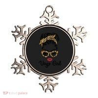 Virgo Girl Woman Face Leopard Bandana Wink Eye Ornament thumb 0