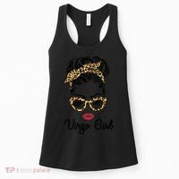 Virgo Girl Woman Face Leopard Bandana Wink Eye Women's Tank Top thumb 0
