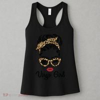 Virgo Girl Woman Face Leopard Bandana Wink Eye Women's Tank Top thumb 3