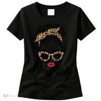 Virgo Girl Woman Face Leopard Bandana Wink Eye Women's T-Shirt thumb 0