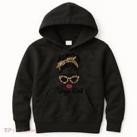 Virgo Girl Woman Face Leopard Bandana Wink Eye Kids Hoodie thumb 0