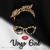 Virgo Girl Woman Face Leopard Bandana Wink Eye Toddler Fine Jersey T-Shirt thumb 2