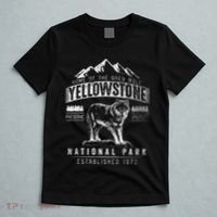 Vintage Grey Wolf Yellowstone National Park T-Shirt thumb 5