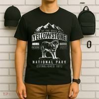 Vintage Grey Wolf Yellowstone National Park T-Shirt thumb 6