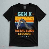 Vintage Gen X Generation Sarcasm Gen X Metalslide A Strong T-Shirt thumb 5