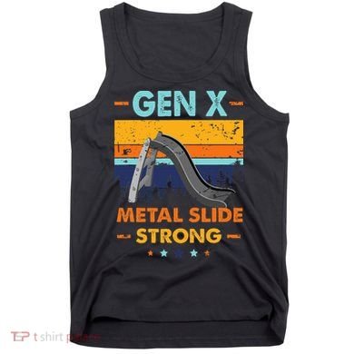 Vintage Gen X Generation Sarcasm Gen X Metalslide A Strong Tank Top