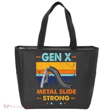 Vintage Gen X Generation Sarcasm Gen X Metalslide A Strong Tote Bag