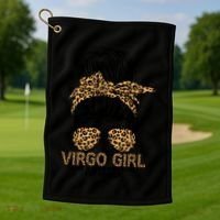 Virgo Horoscope August September Astrology Birthday Gift Golf Towel thumb 1