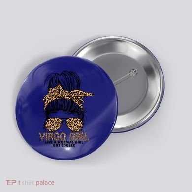 Virgo Horoscope August September Astrology Birthday Gift Button