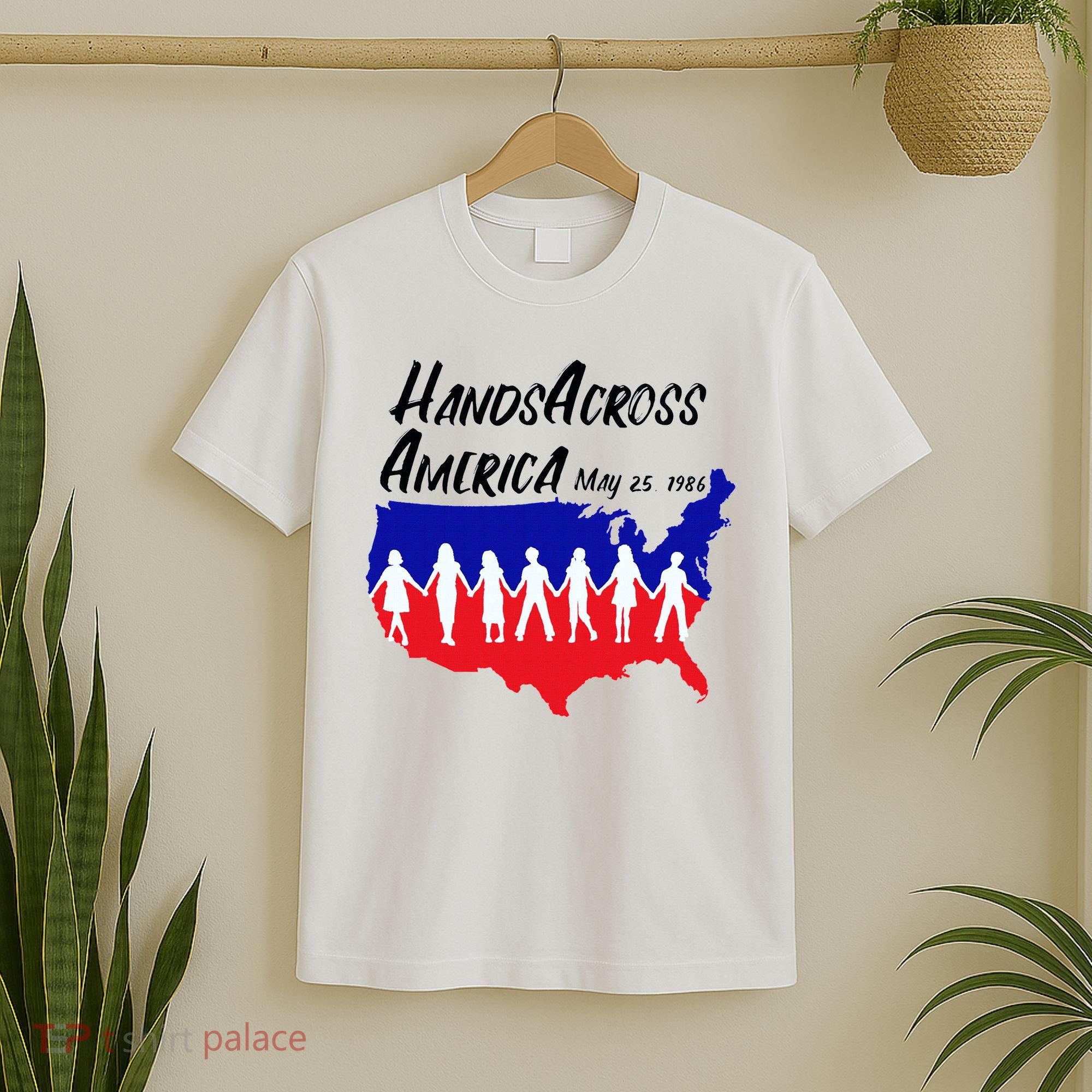 Vintage Hands Across America 1986 T-Shirt