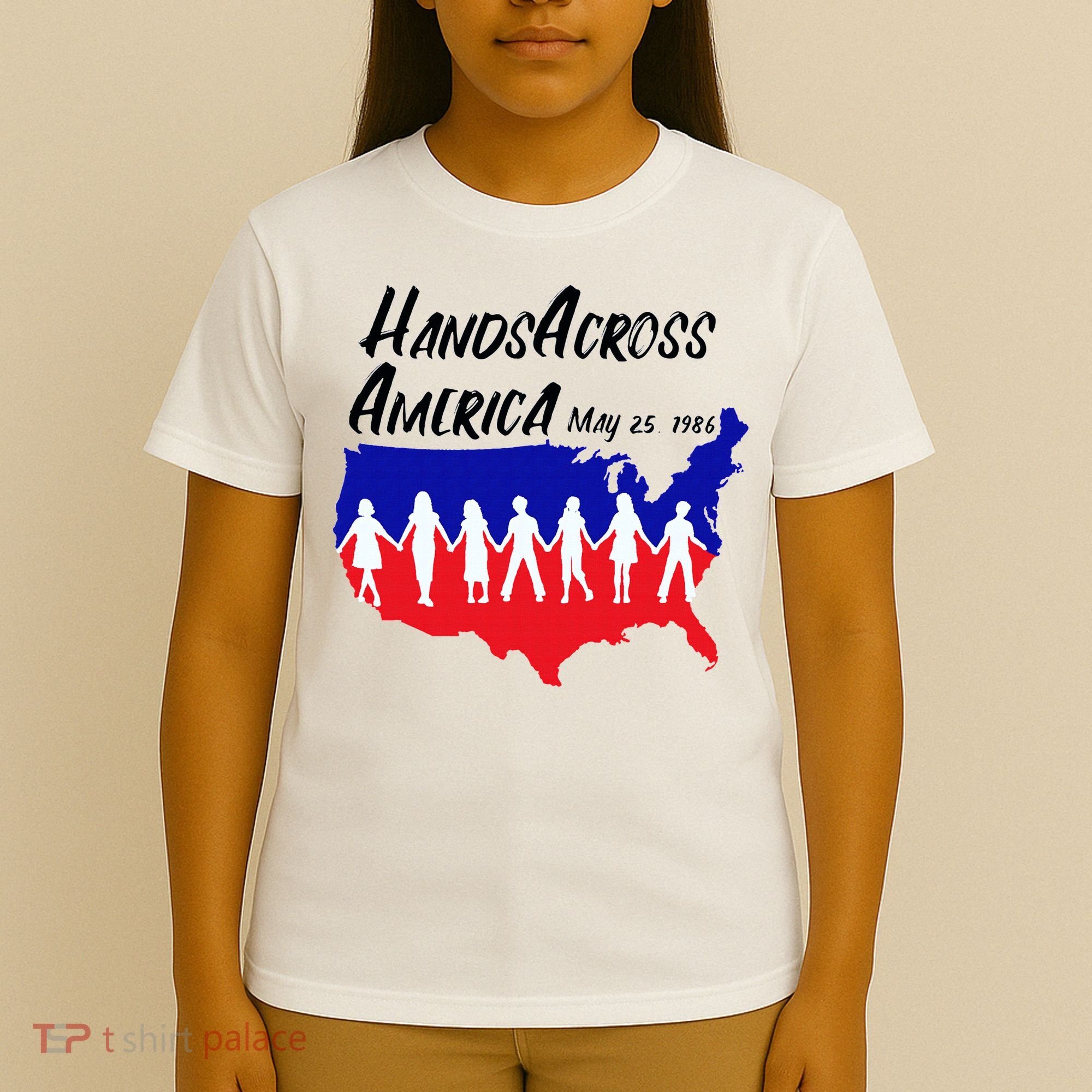Vintage Hands Across America 1986 T-Shirt