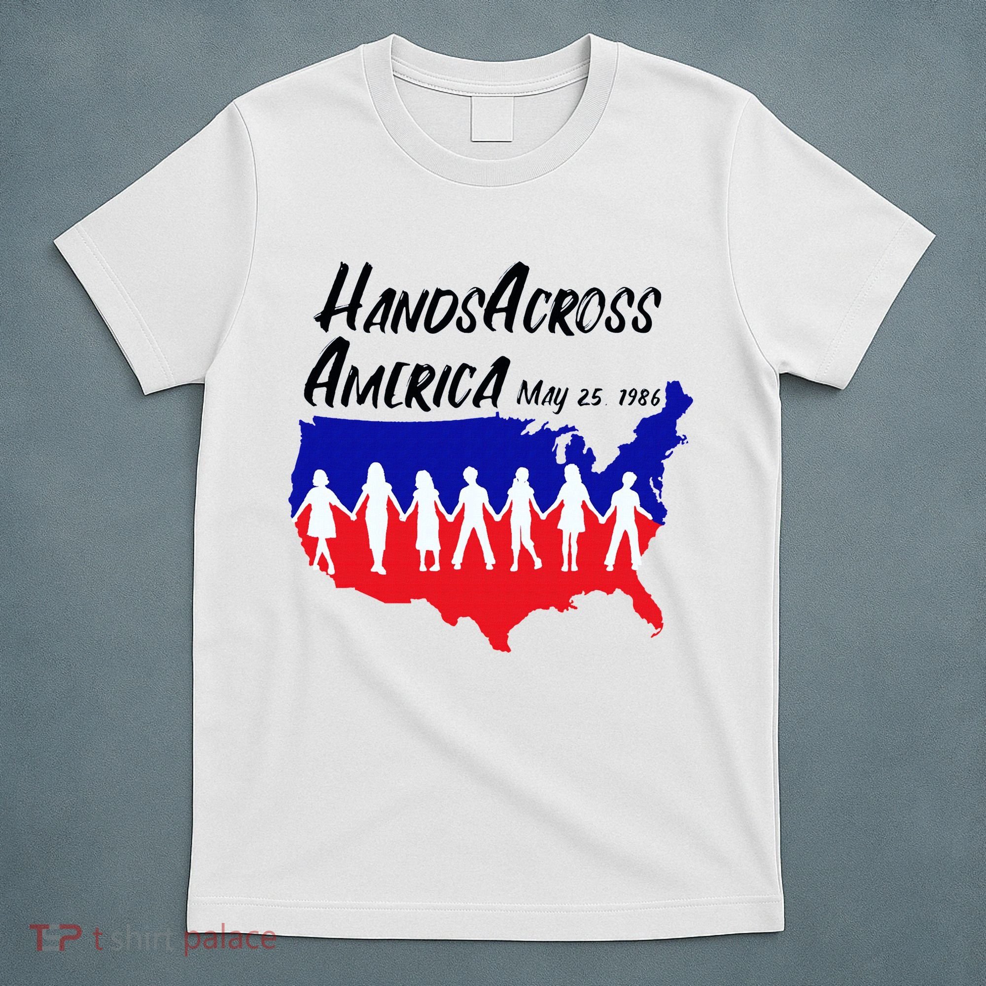 Vintage Hands Across America 1986 T-Shirt