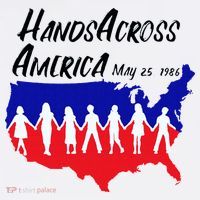 Vintage Hands Across America 1986 T-Shirt thumb 7