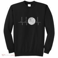 Volleyball Heartbeat As Funny Volleyball Gift Ideas Sweatshirt thumb 0