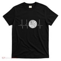 Volleyball Heartbeat As Funny Volleyball Gift Ideas T-Shirt thumb 0