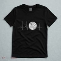 Volleyball Heartbeat As Funny Volleyball Gift Ideas T-Shirt thumb 5